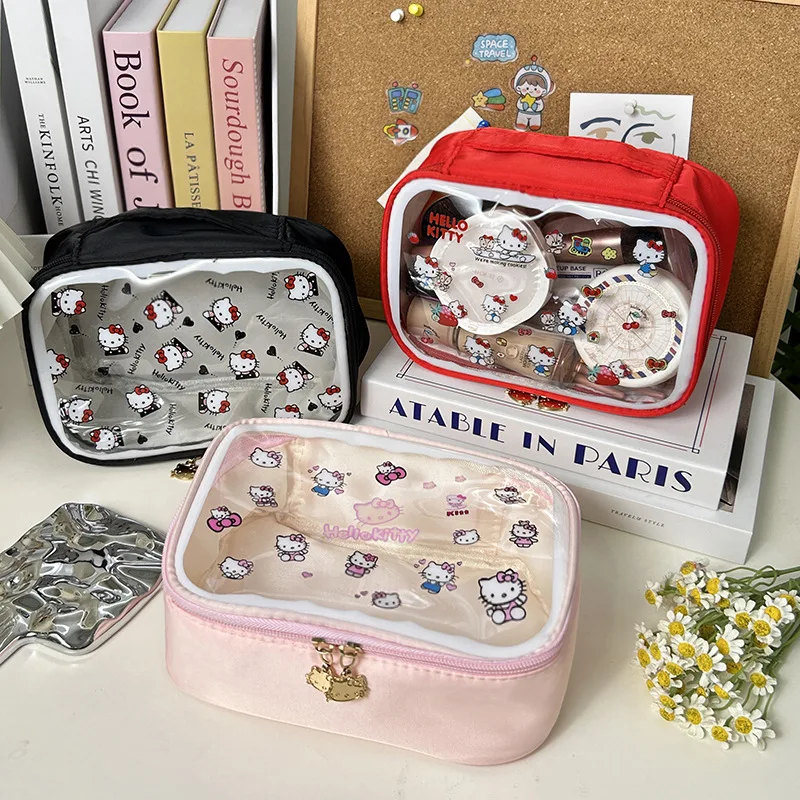 Kawaii Anime Hello Kitty Portable Travel Makeup Bag Large Capacity Toiletry Storage Y2K Transparent Cosmetic Bag Gift
Kawaii Anime Hello Kitty Portable Travel Makeup Bag Large Capacity Toiletry Storage Y2K Transparent Cosmetic Bag Gift