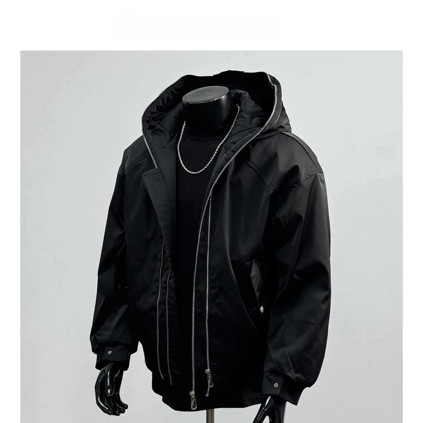 Winter New American Retro Zipper Inteated Loose Casual Color Hooded down Jaet Men's Bla Casual Sle Polyester Fiber
Winter New American Retro Zipper Inteated Loose Casual Color Hooded down Jaet Men's Bla Casual Sle Polyester Fiber