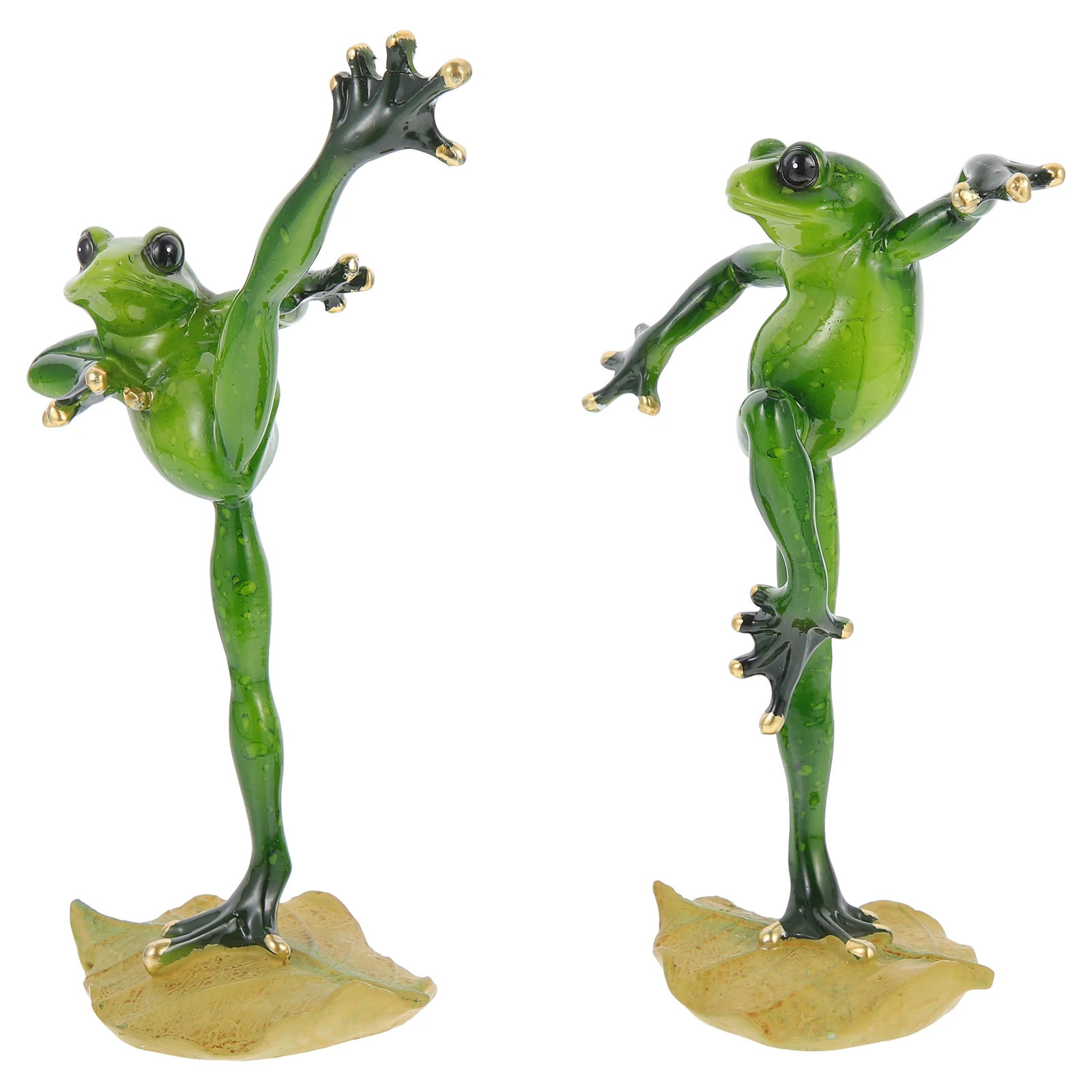 2pcs Classic Design Resin Frog Ornament Educational Garden Adornment Animal Shaped Adornments
2pcs Classic Design Resin Frog Ornament Educational Garden Adornment Animal Shaped Adornments