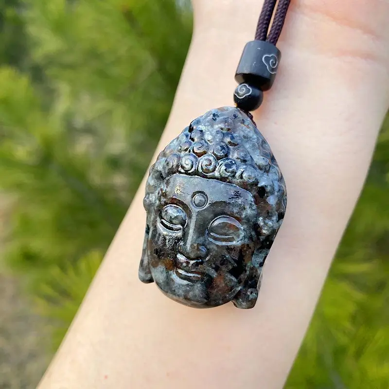 Pure Natural Flame Stone Buddha Head Pendant, Men's and Women's , Retro and High-end Gift.
Pure Natural Flame Stone Buddha Head Pendant, Men's and Women's , Retro and High-end Gift.