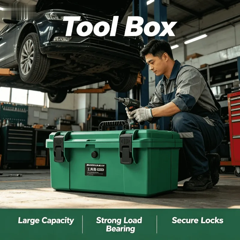 Electrician Handyman Waterproof Large Tool Box Portable Heavy Duty Multi Purpose Storage Case for Home Car Workshop Organizer
Electrician Handyman Waterproof Large Tool Box Portable Heavy Duty Multi Purpose Storage Case for Home Car Workshop Organizer