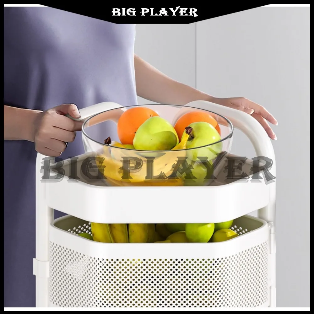Multi Layer Rotating Vegetable Basket - Triangular Corner Storage Rack for Kitchen Fruits Veggies
Multi Layer Rotating Vegetable Basket - Triangular Corner Storage Rack for Kitchen Fruits Veggies