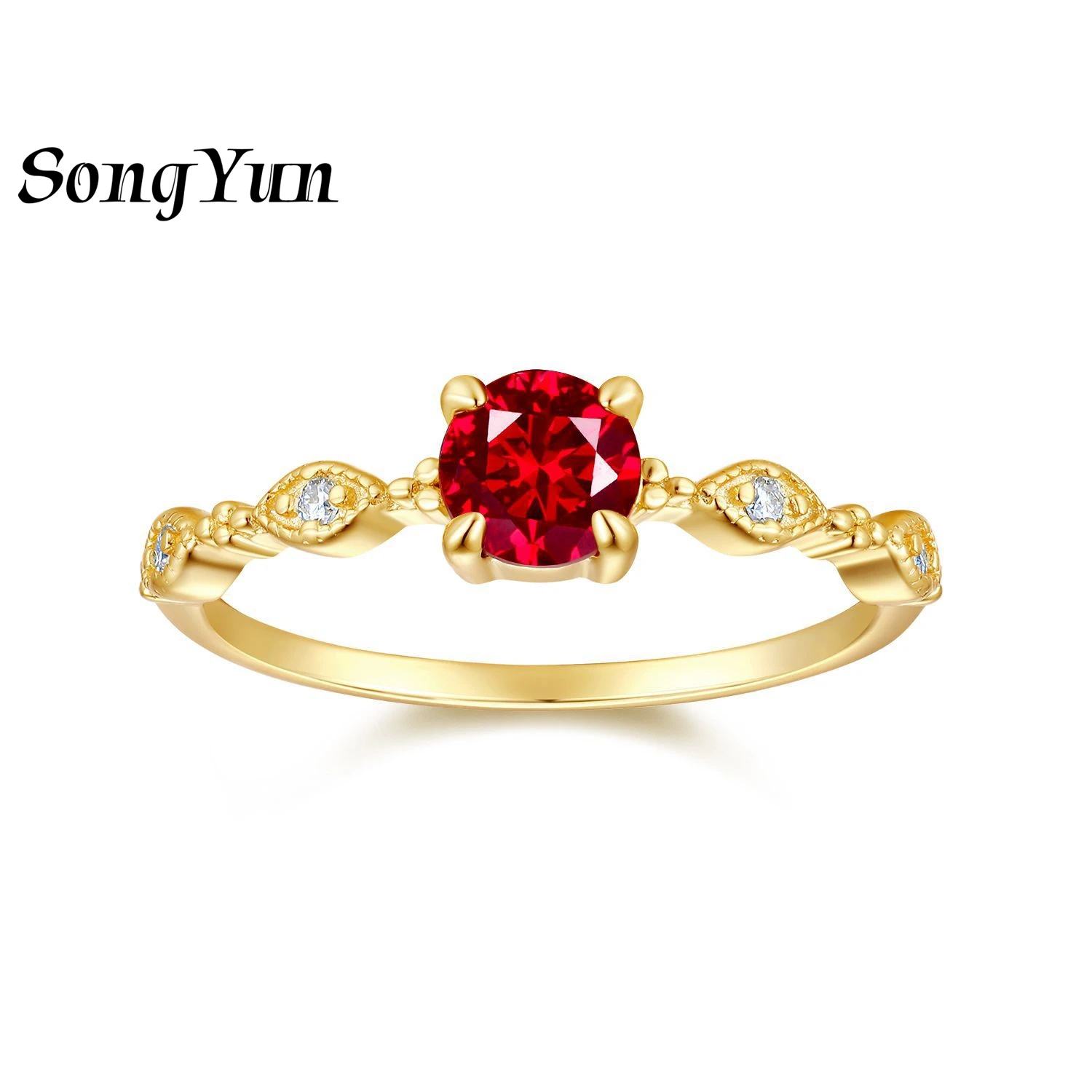 SONGYUN Luxury Jewelry 925 Sterling Silver Ring Moissanite Diamond Valentine Ring Girlfriend 18K Gold Plated SYT Patent Rings
SONGYUN Luxury Jewelry 925 Sterling Silver Ring Moissanite Diamond Valentine Ring Girlfriend 18K Gold Plated SYT Patent Rings