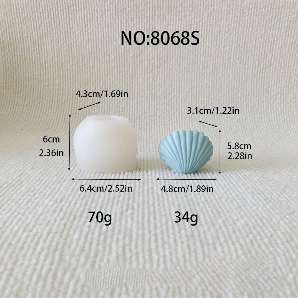 Ocean Shell Candle Silicone Mold Diy Crystal Epoxy Resin Mold Handmade Candle Making Supplies Scalloped Shell Table Mold
Ocean Shell Candle Silicone Mold Diy Crystal Epoxy Resin Mold Handmade Candle Making Supplies Scalloped Shell Table Mold