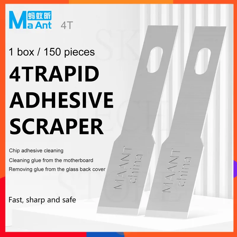 Прецизионное решение для удаления клейкости. Полный комплект скребков 4T с защитным чехлом. Быстрый и безопасный инструмент для удаления клея для деликатных компонентов.
Прецизионное решение для удаления клейкости. Полный комплект скребков 4T с защитным чехлом. Быстрый и безопасный инструмент для удаления клея для деликатных компонентов.