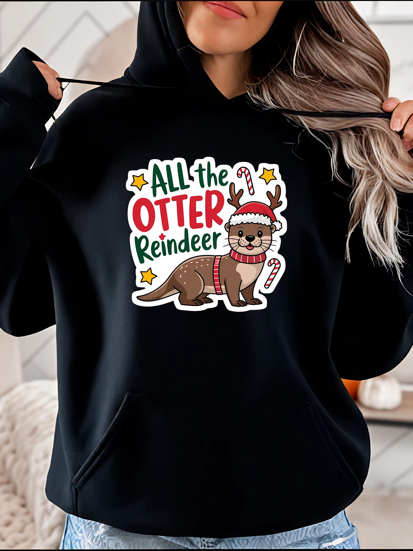 Рождественская толстовка с принтом «Все выдра и олени», забавный животный дизайн, унисекс, толстовка, праздничный подарок для женщин и мужчин 280
Рождественская толстовка с принтом «Все выдра и олени», забавный животный дизайн, унисекс, толстовка, праздничный подарок для женщин и мужчин 280