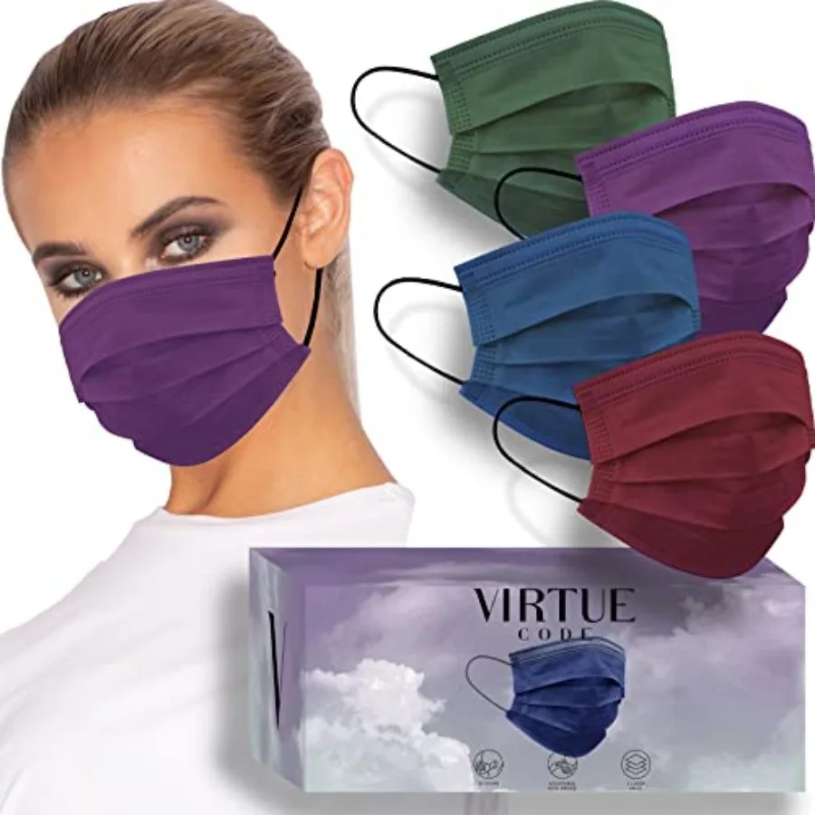 VIRTUE CODE Seamless Essentials Face Masks - Soft 3 Ply Comfort 50 Disposable Face Masks
VIRTUE CODE Seamless Essentials Face Masks - Soft 3 Ply Comfort 50 Disposable Face Masks