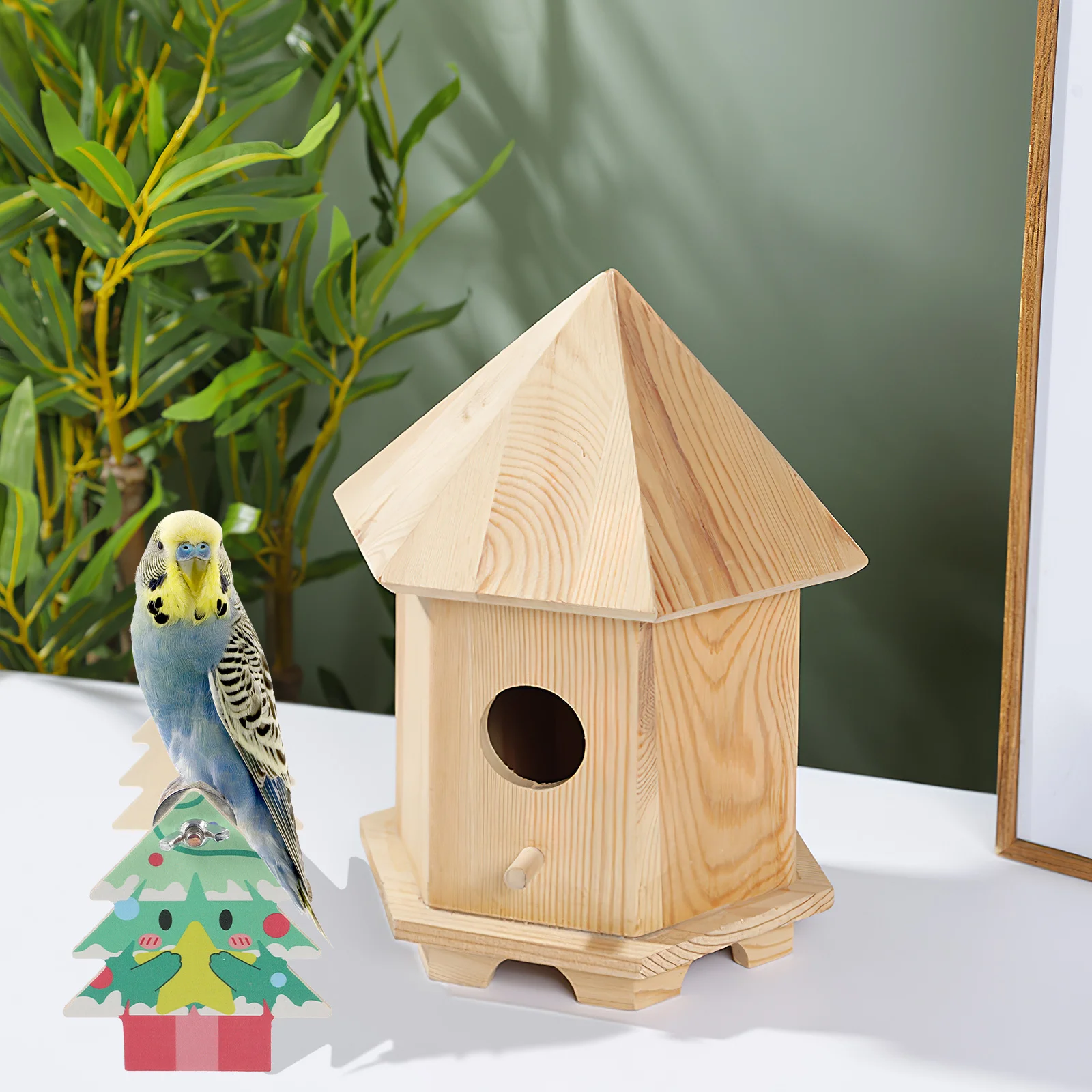 Bird Perch Stand Platform Solid Wood Durable Tabletop Parrot Cage Perch for Parakeets Parrot Toys Bird Toys for Cage
Bird Perch Stand Platform Solid Wood Durable Tabletop Parrot Cage Perch for Parakeets Parrot Toys Bird Toys for Cage