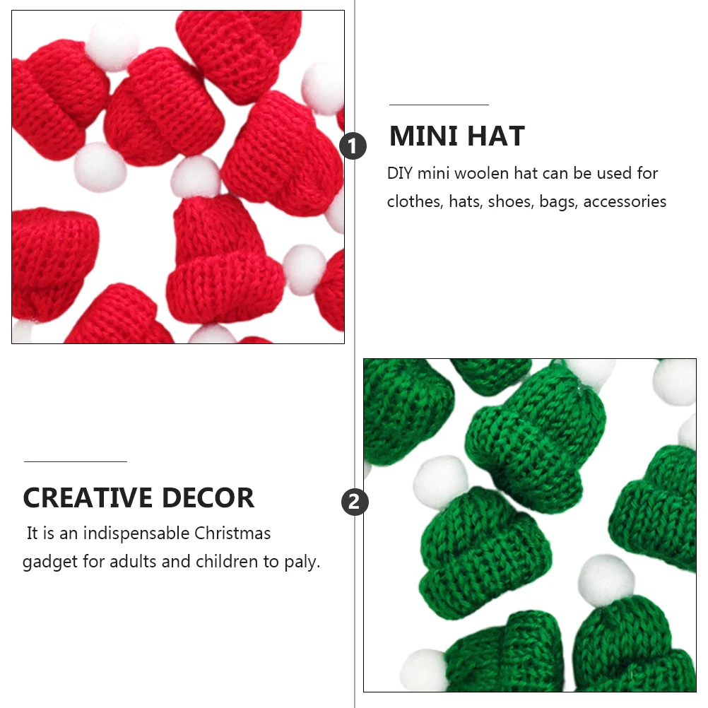 20pcs Mini Knitted Santa Hats Christmas Hat Accessories Creative Decor Woolen Ornaments for Kids Handmade Crafts PHONE CASE
20pcs Mini Knitted Santa Hats Christmas Hat Accessories Creative Decor Woolen Ornaments for Kids Handmade Crafts PHONE CASE