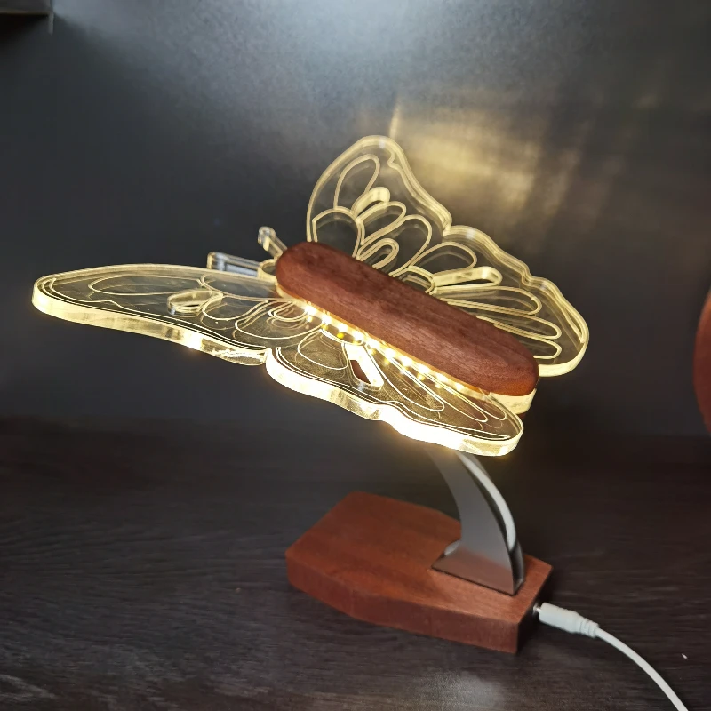 Bedside Lamp Home Decoration Butterfly Lamp Wood Acrylic Butterfly Light For Bedroom
Bedside Lamp Home Decoration Butterfly Lamp Wood Acrylic Butterfly Light For Bedroom