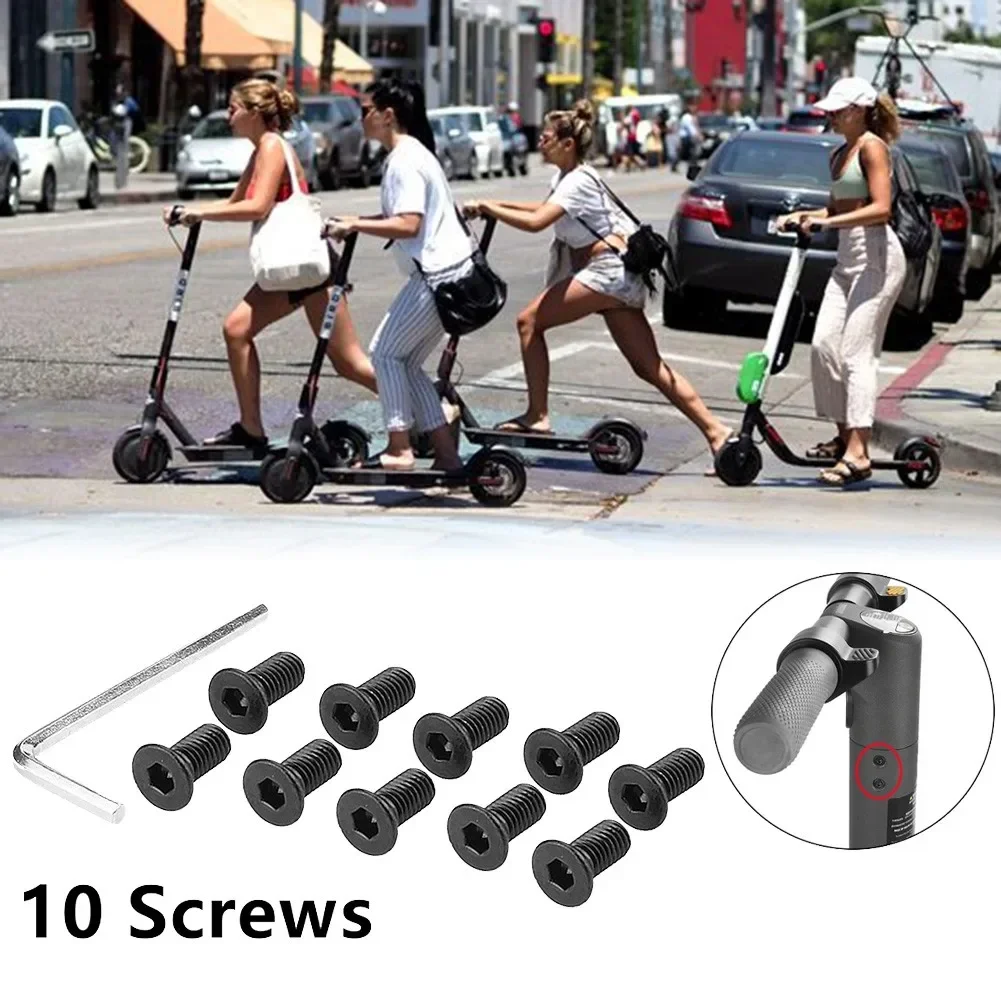 E-Scooter Bolts For Ninebot ES1 E ES4 Pole To Base Mounting Screws Kit Stainless Steel Bolts With Wrench E-Scooter Accessories
E-Scooter Bolts For Ninebot ES1 E ES4 Pole To Base Mounting Screws Kit Stainless Steel Bolts With Wrench E-Scooter Accessories
