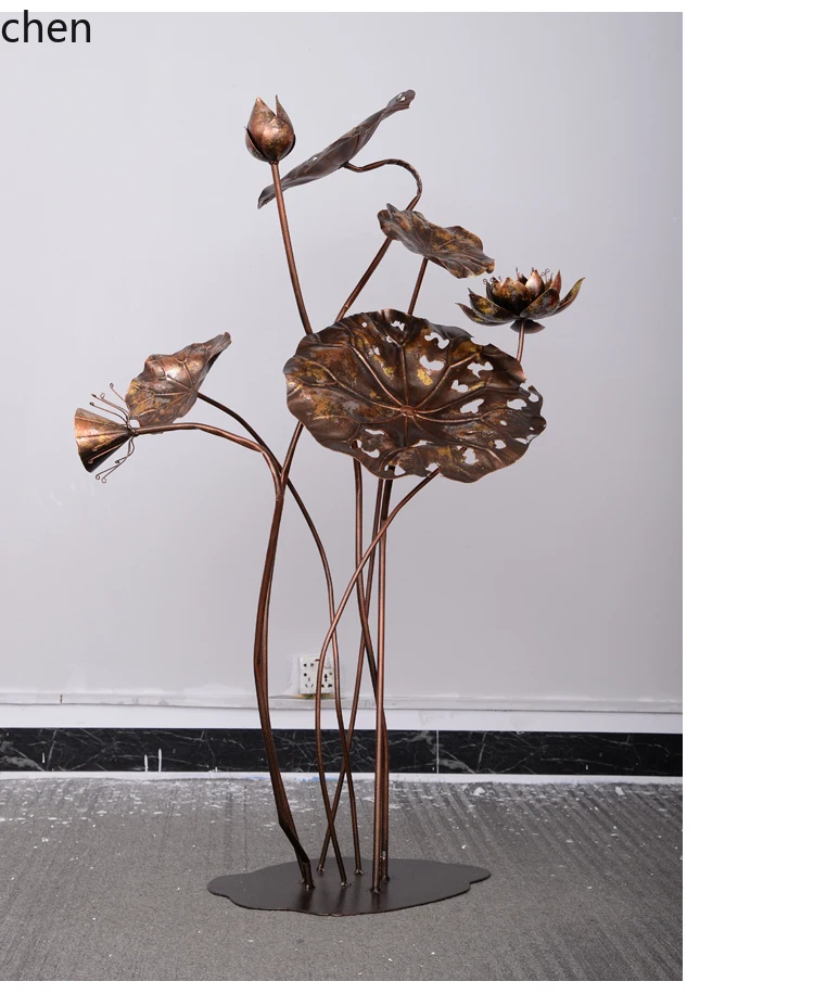ZML Lotus Leaf Metal Ornament Chinese Style Hotel Feng Shui Pool Landscaping Large Floor Sculpture Stainless Steel Artwork
ZML Lotus Leaf Metal Ornament Chinese Style Hotel Feng Shui Pool Landscaping Large Floor Sculpture Stainless Steel Artwork