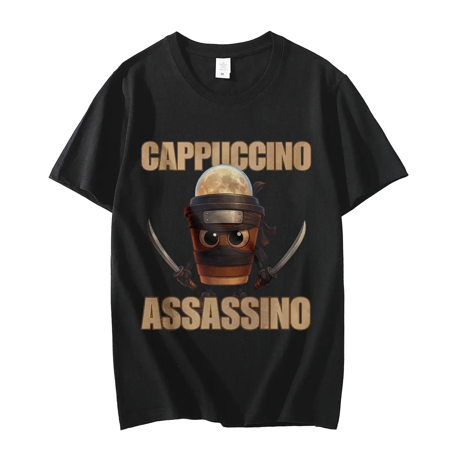 Cappuccino Assassino Funny Italian Brainrot Meme T-shirt Fashion Vintage Short Sleeve T Shirts Men Women Casual Cotton T-shirts 
Cappuccino Assassino Funny Italian Brainrot Meme T-shirt Fashion Vintage Short Sleeve T Shirts Men Women Casual Cotton T-shirts