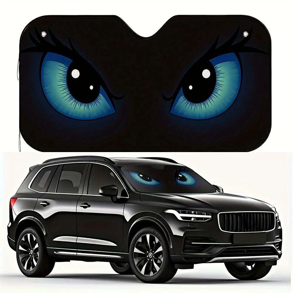 1 шт. Автомобильный солнцезащитный козырек со светящимися голубыми глазами — стильный и модный, включает 4 присоски для быстрой настройки, складной для удобства,
1 шт. Автомобильный солнцезащитный козырек со светящимися голубыми глазами — стильный и модный, включает 4 присоски для быстрой настройки, складной для удобства,