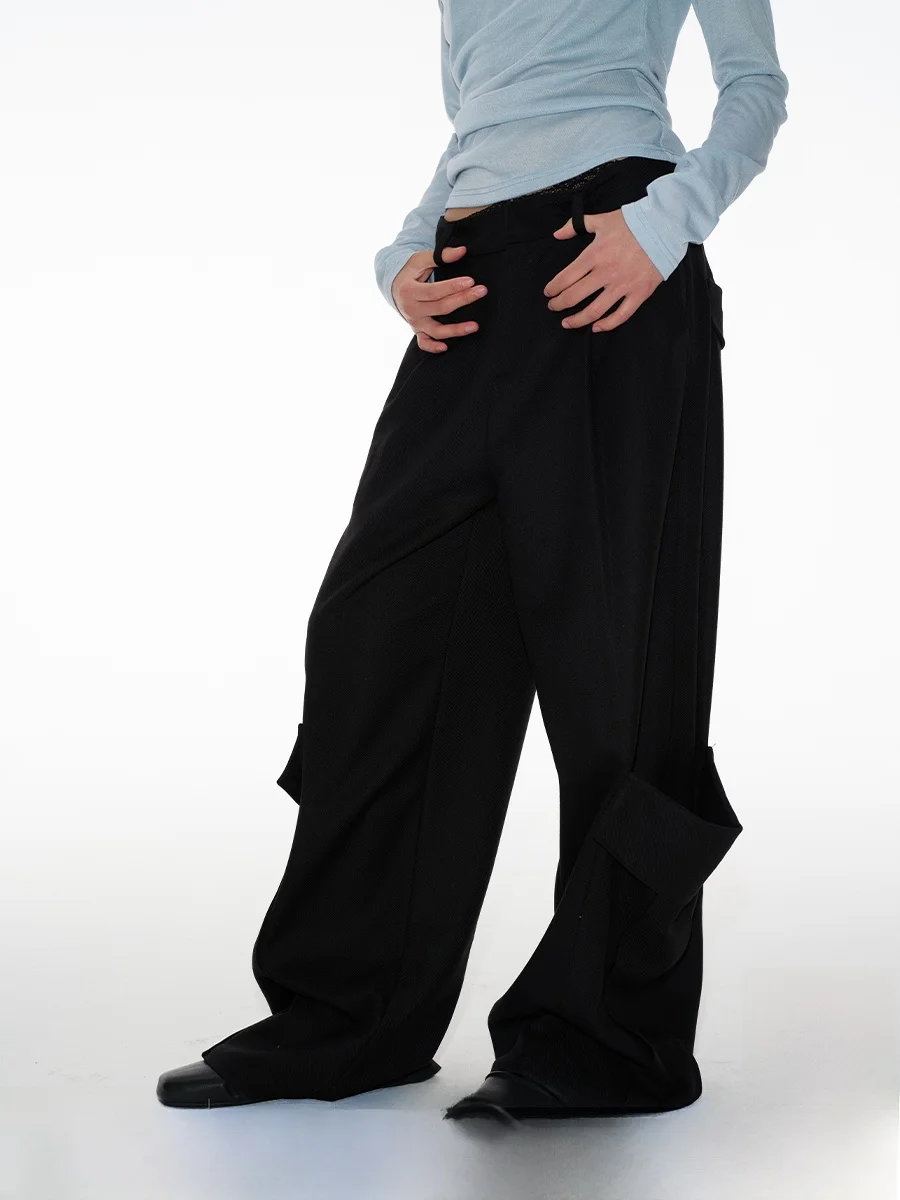 JCAESAR Women's Casual Trousers with Double Pockets Pleated Straight Leg Micro Flared Pants Low Waist Polyester Fiber
JCAESAR Women's Casual Trousers with Double Pockets Pleated Straight Leg Micro Flared Pants Low Waist Polyester Fiber