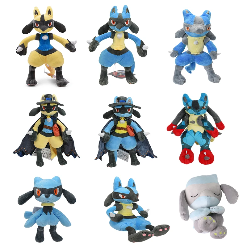 8 Styles Lucario Pokemon Plush Toys Mega Lucario Stuffed Doll Shiny Lucario Cartoon Stuffed for Birthday Gift
8 Styles Lucario Pokemon Plush Toys Mega Lucario Stuffed Doll Shiny Lucario Cartoon Stuffed for Birthday Gift