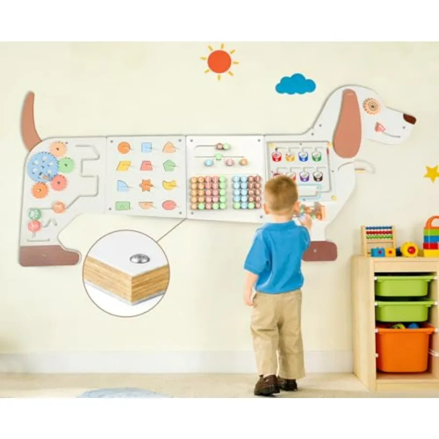 Деревянная развивающая доска Монтессори 9-в-1 для малышей от 3 лет: настенная панель для развития мелкой моторики и сенсорных игр в детском саду
Деревянная развивающая доска Монтессори 9-в-1 для малышей от 3 лет: настенная панель для развития мелкой моторики и сенсорных игр в детском саду