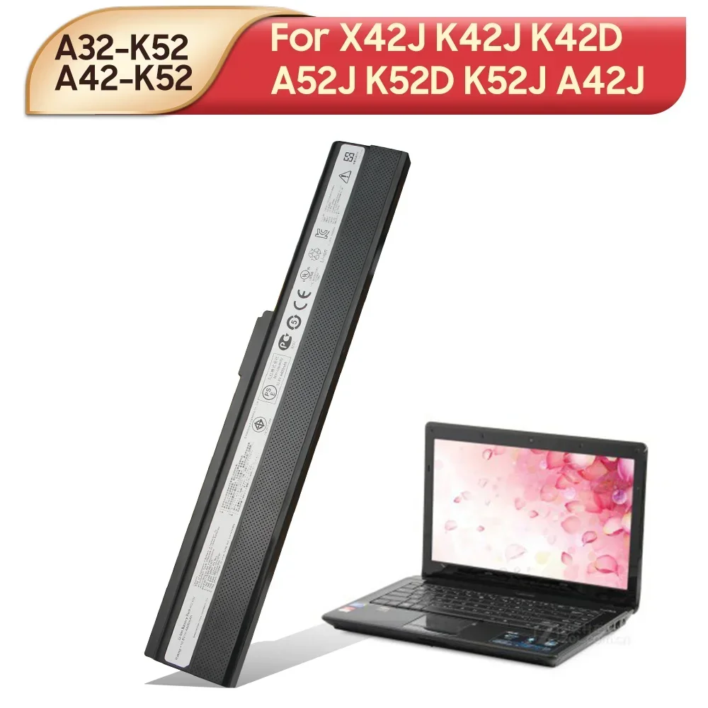 Новый сменный аккумулятор для ASUS A32-K52 A42-K52 A41-K52 для X42J K42J K42D A52J K52D K52J A42J
Новый сменный аккумулятор для ASUS A32-K52 A42-K52 A41-K52 для X42J K42J K42D A52J K52D K52J A42J