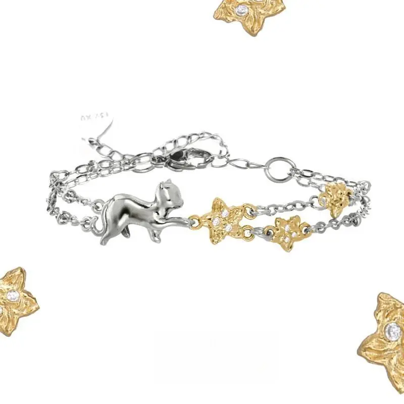 2025 new Star Chasing Cat 925 Silver Necklace No Fading Original Niche Design High-end Bracelet
2025 new Star Chasing Cat 925 Silver Necklace No Fading Original Niche Design High-end Bracelet