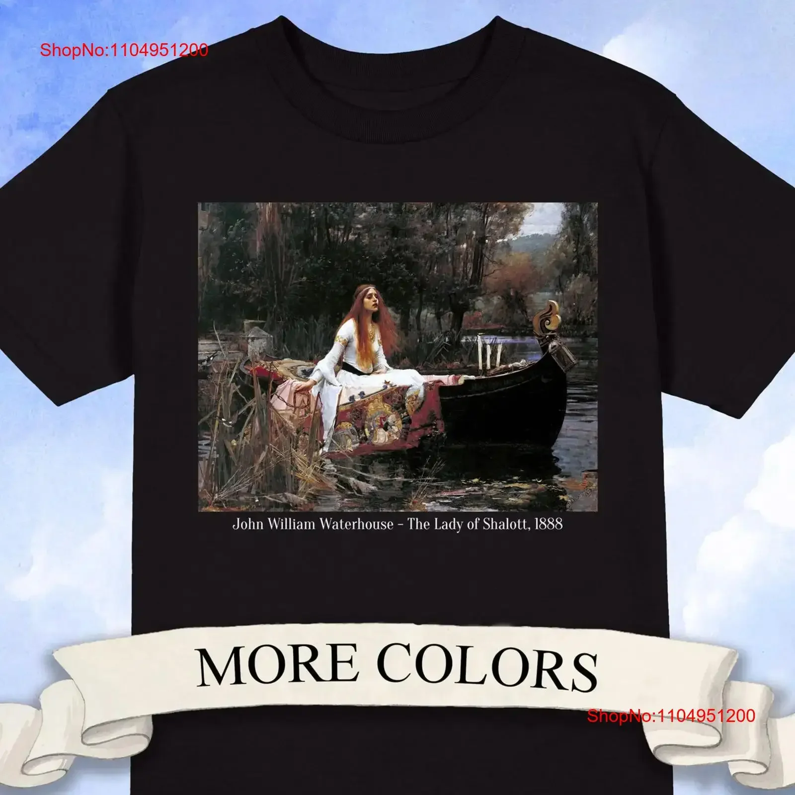 John William Waterhouse The Lady of Shalott T Shirt vintage Washed graphic fashion designer clothes streetwear Slightly
John William Waterhouse The Lady of Shalott T Shirt vintage Washed graphic fashion designer clothes streetwear Slightly