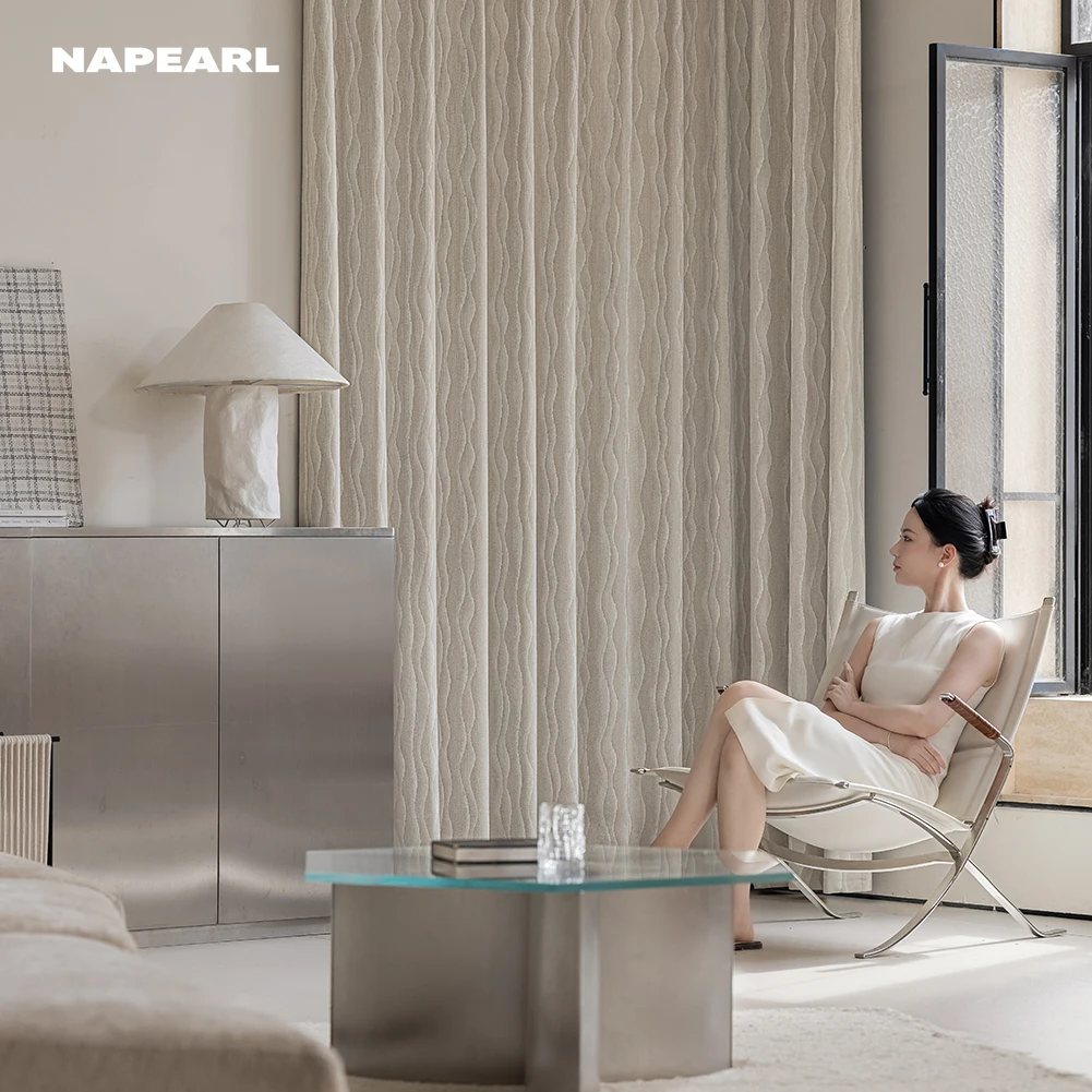 NAPEARL Luxury Chenille Double-Sided Jacquard Curtains for Living Room Bedroom Elegant Textured Light-Filtering Home Decor
NAPEARL Luxury Chenille Double-Sided Jacquard Curtains for Living Room Bedroom Elegant Textured Light-Filtering Home Decor