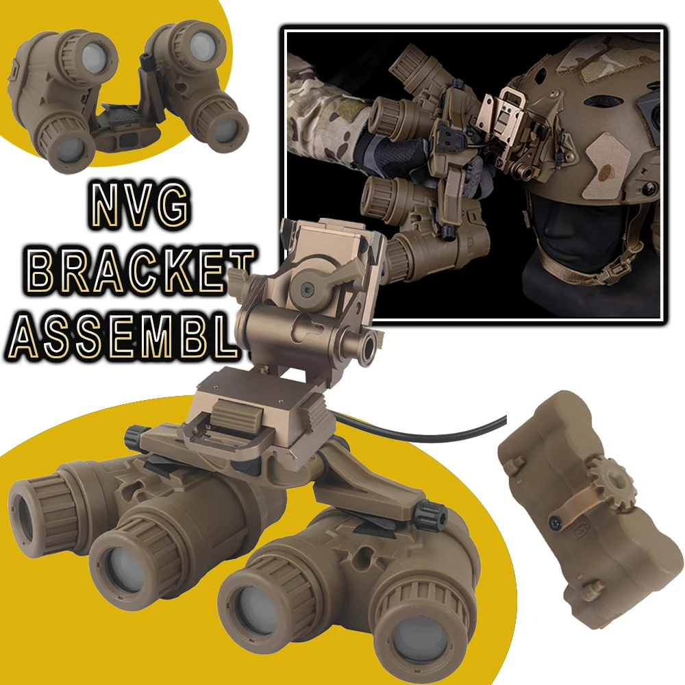 Tactical NVG Bracket Combination Airsoft Panoramic Folding GPNVG 18 Night Vision Goggle Metal Bracket Base for Cosplay Game Prop
Tactical NVG Bracket Combination Airsoft Panoramic Folding GPNVG 18 Night Vision Goggle Metal Bracket Base for Cosplay Game Prop