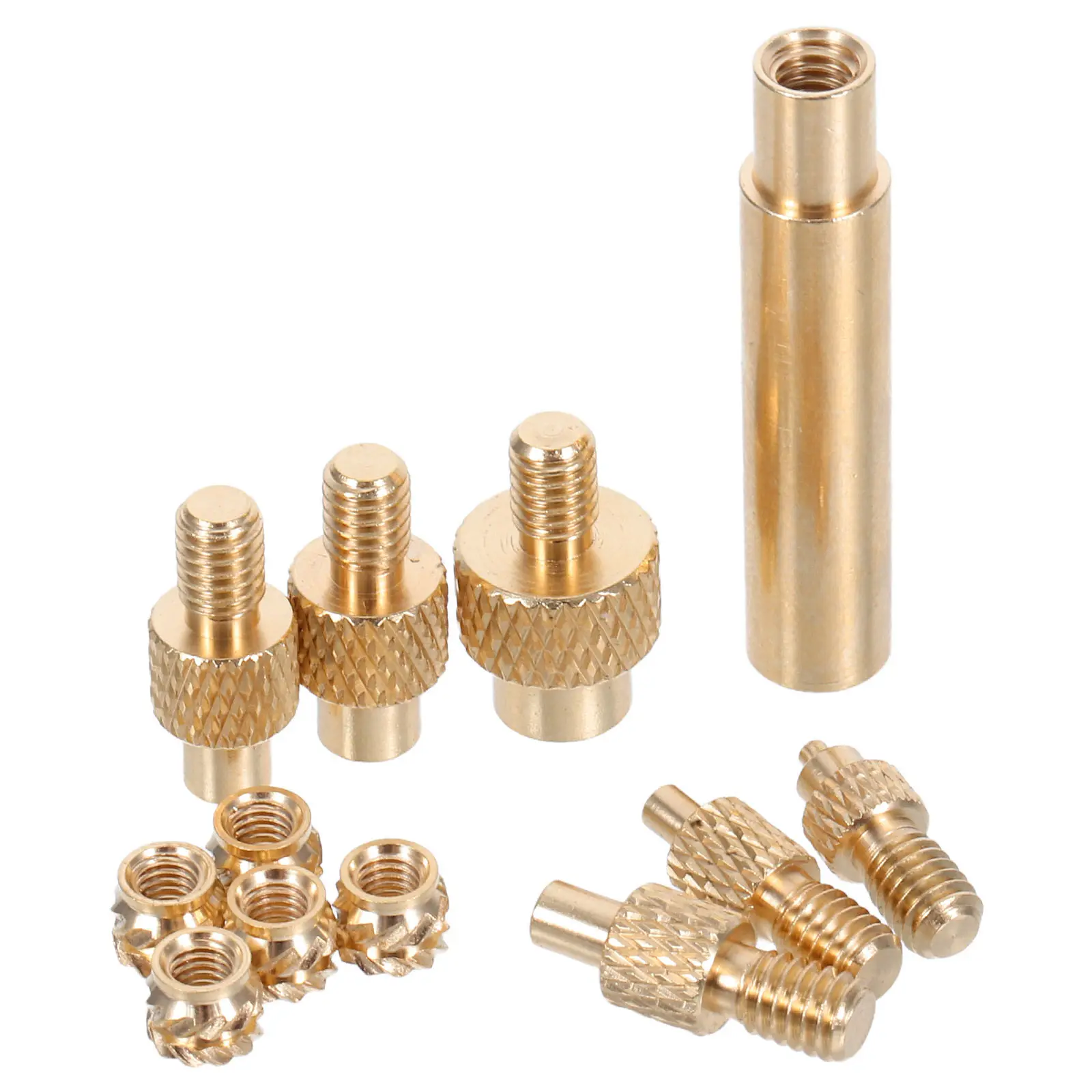 1Set Copper Heat Set Insert Press Kit with Knurled Nut Inserts Heat Insert Tips for 3D Printer Assembly Repair Upgrade Printing
1Set Copper Heat Set Insert Press Kit with Knurled Nut Inserts Heat Insert Tips for 3D Printer Assembly Repair Upgrade Printing