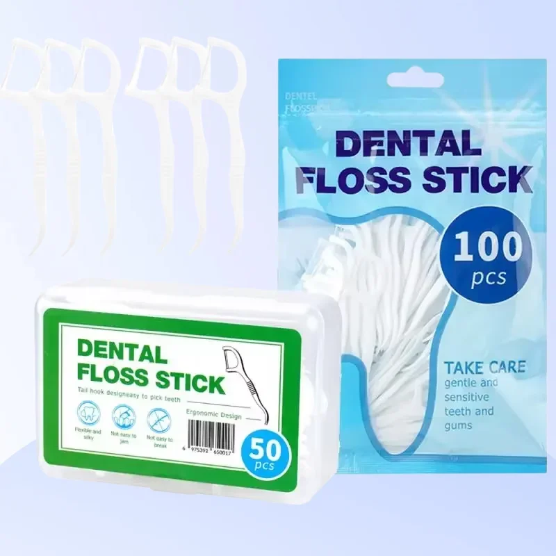 Disposable Dental Floss Independent Packaging Teeth Cleaning Pick Stick Toothpick Oral Care Dental Flosser Portable Toothpick
Disposable Dental Floss Independent Packaging Teeth Cleaning Pick Stick Toothpick Oral Care Dental Flosser Portable Toothpick
