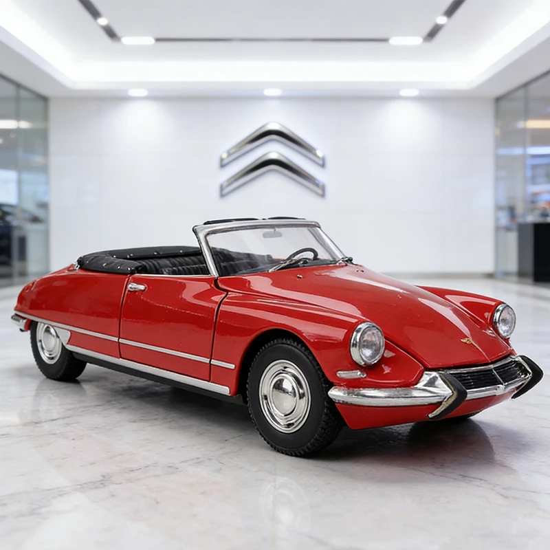 Модель автомобиля WELLY 1:24 Citroen DS19 Cabriolet, литая под давлением, масштабная миниатюрная модель для детей
Модель автомобиля WELLY 1:24 Citroen DS19 Cabriolet, литая под давлением, масштабная миниатюрная модель для детей