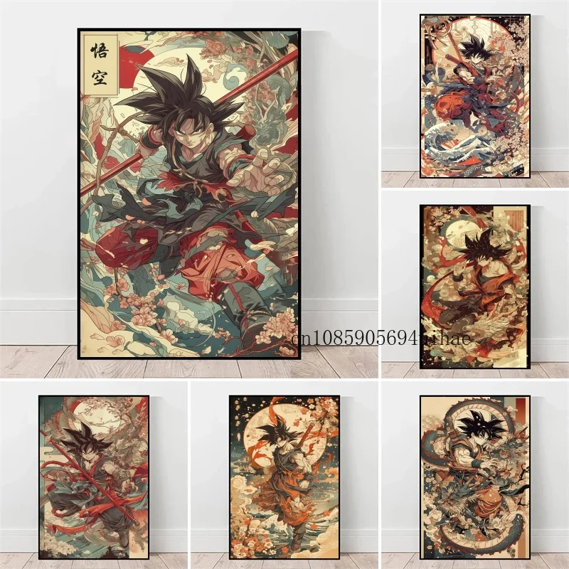 Bandai Classic Anime Retro Dragon Ball HD Poster Goku Gohan Vegeta Piccolo Friza Canvas Painting Print Wall Art Children Gift
Bandai Classic Anime Retro Dragon Ball HD Poster Goku Gohan Vegeta Piccolo Friza Canvas Painting Print Wall Art Children Gift