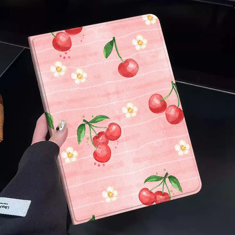 Cartoon Cherry Flower Pattern Gift Tablet Case For Huawei Honor MatePad MediaPad Air 5 6 7 11 V6 V7 V8 V9 X9 X8 T10 T10s C5e T5
Cartoon Cherry Flower Pattern Gift Tablet Case For Huawei Honor MatePad MediaPad Air 5 6 7 11 V6 V7 V8 V9 X9 X8 T10 T10s C5e T5