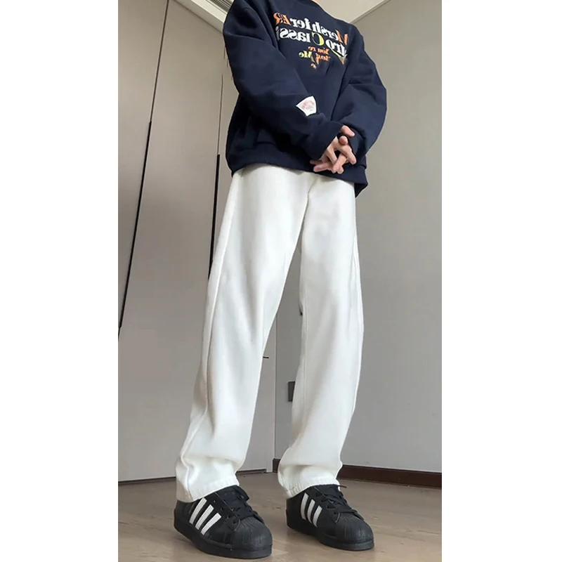 American Sle Loose Fit Straight Leg Jeans Men's Spring Autumn New Cleanfit Drapey Slimming Pants Casual Straight Jeans
American Sle Loose Fit Straight Leg Jeans Men's Spring Autumn New Cleanfit Drapey Slimming Pants Casual Straight Jeans