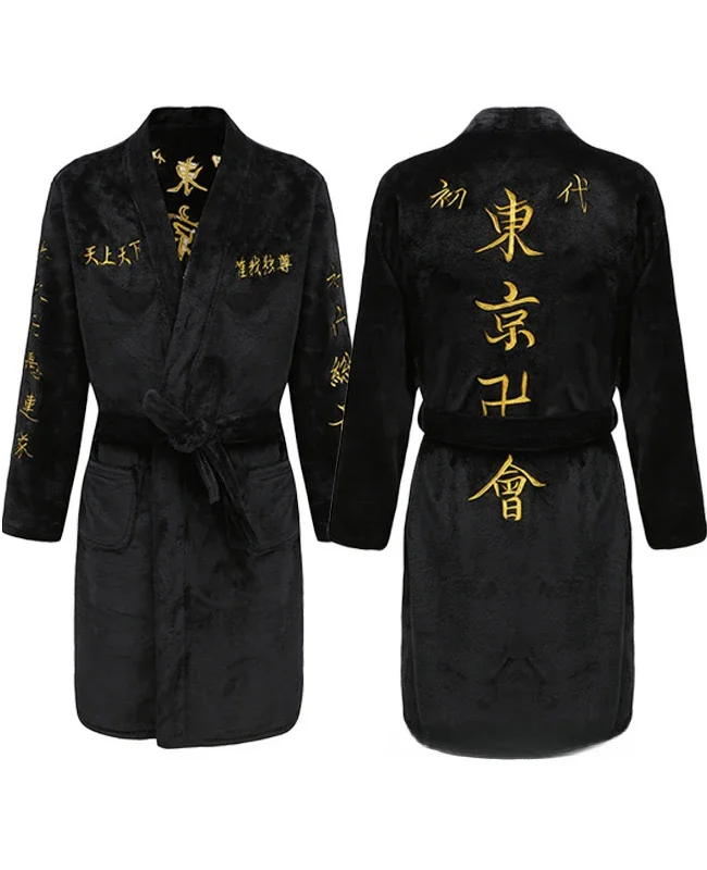 Anime Tokyo Revengers Sano Manjiro Robe Cosplay Costume Tokyo Manji Gang Mikey Bodysuit Pajamas Bathrobe Sleepwear
Anime Tokyo Revengers Sano Manjiro Robe Cosplay Costume Tokyo Manji Gang Mikey Bodysuit Pajamas Bathrobe Sleepwear