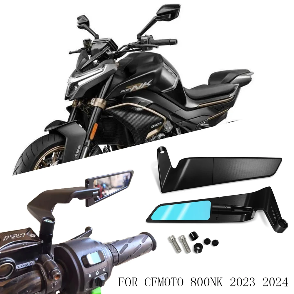 For CFMOTO 800NK 2023-2024 motorcycle accessories rearview mirror wind wing side rear view reversing
For CFMOTO 800NK 2023-2024 motorcycle accessories rearview mirror wind wing side rear view reversing
