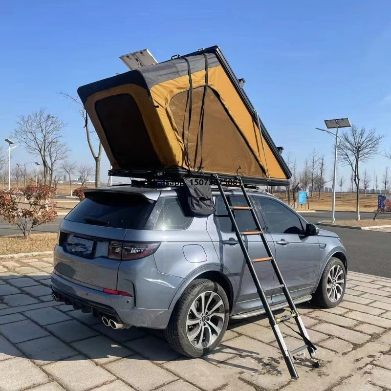 Camping Aluminum Rooftop Tent Car Triangle Hard Shell Roof Top Tent for Outdoor Hiking Top Roof Car Tent 2 Person
Camping Aluminum Rooftop Tent Car Triangle Hard Shell Roof Top Tent for Outdoor Hiking Top Roof Car Tent 2 Person