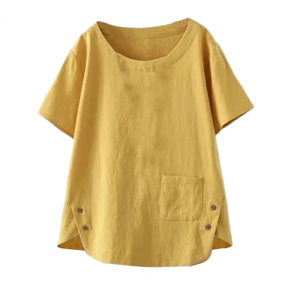 Женская Винтажная футболка с коротким рукавом и круглым вырезом
Женская Винтажная футболка с коротким рукавом и круглым вырезом