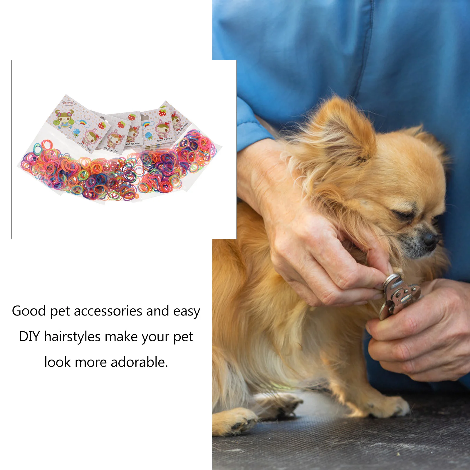 500Pcs Pet Rubber Bands Topknot Holders Exquisite Design for Dog Cat Hair Styling Gifts Pet Hair Tie Disposable Rubber Band
500Pcs Pet Rubber Bands Topknot Holders Exquisite Design for Dog Cat Hair Styling Gifts Pet Hair Tie Disposable Rubber Band