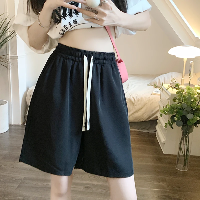 Women's Shorts High Waisted Sports Shorts Casual Bottoms Elastic Waist Hot Pants Solid Color Drawing Summer Shorts 2024 V95
Women's Shorts High Waisted Sports Shorts Casual Bottoms Elastic Waist Hot Pants Solid Color Drawing Summer Shorts 2024 V95