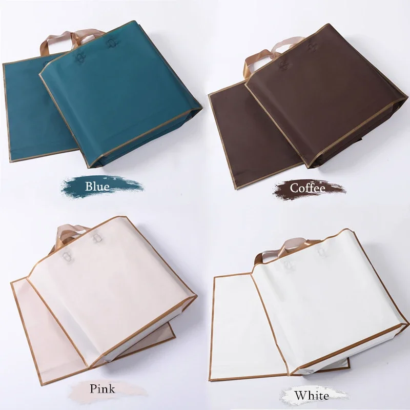 50Pcs/lot Thicken Large Plastic Bag Clothing Thank You Gift Plastic Bag With Handle Matte Gift Shopping Bags Wedding Supplies
50Pcs/lot Thicken Large Plastic Bag Clothing Thank You Gift Plastic Bag With Handle Matte Gift Shopping Bags Wedding Supplies