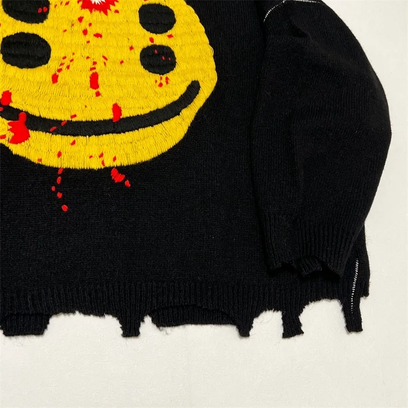 Black Oversized SAINT MICHAEL Men's Sweater Heavy Industry Embroidery Top Quality Cactus Jack CPFM Pullovers
Black Oversized SAINT MICHAEL Men's Sweater Heavy Industry Embroidery Top Quality Cactus Jack CPFM Pullovers