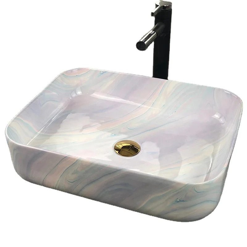 Modern Rectangle Bathroom Wash Art Basin Table Top Wash Basins Sink
Modern Rectangle Bathroom Wash Art Basin Table Top Wash Basins Sink