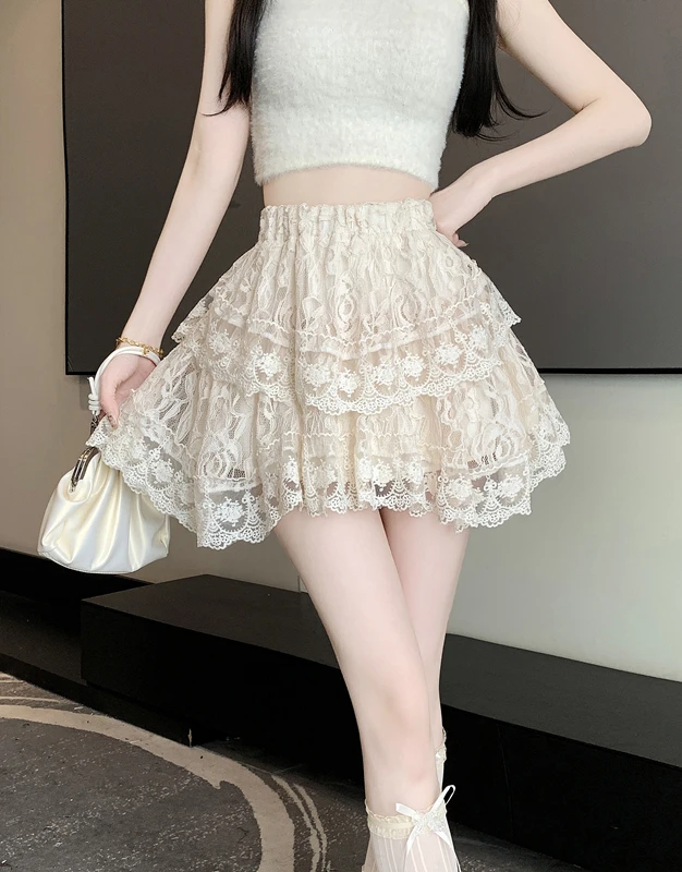 2024 Summer New Slimming Versatile Lace Skirt Short Skirt Korean Edition Cake Skirt Half Skirt
2024 Summer New Slimming Versatile Lace Skirt Short Skirt Korean Edition Cake Skirt Half Skirt