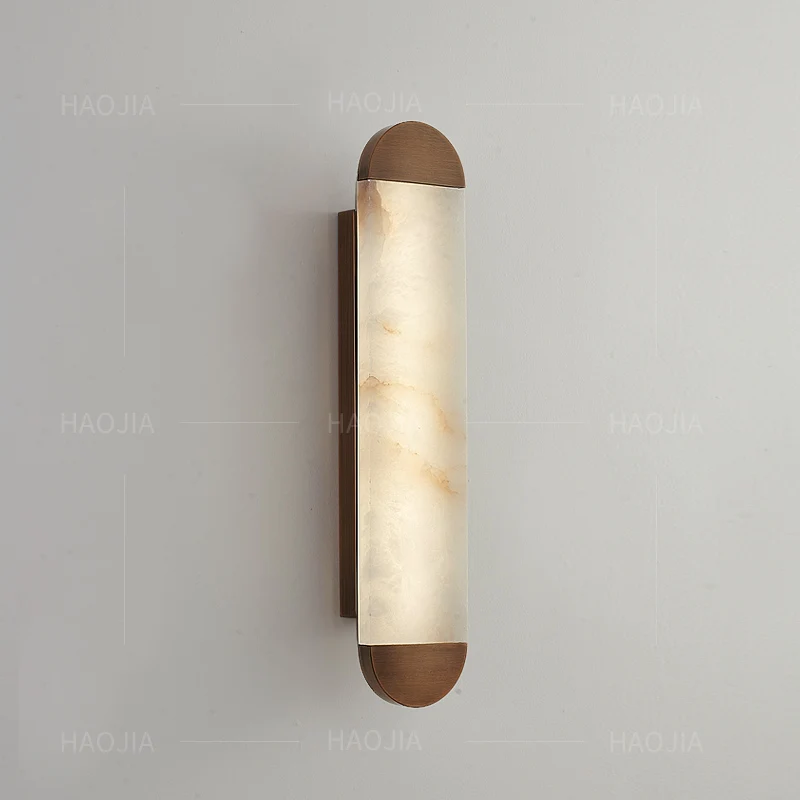Modern all copper light personality villa living room dining room bedroom bedside hotel engineering minimalist marble wall lamp
Modern all copper light personality villa living room dining room bedroom bedside hotel engineering minimalist marble wall lamp