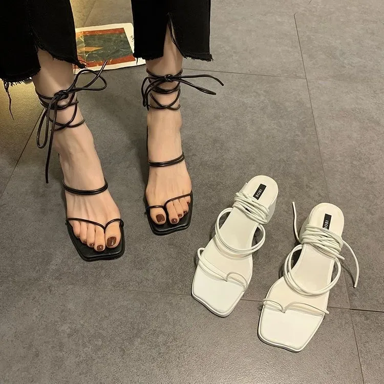 Women's fashion sandals 2025square head cross straps clip toes soft bottom Roman shoes non-slip wear fairy hundred women's shoes
Women's fashion sandals 2025square head cross straps clip toes soft bottom Roman shoes non-slip wear fairy hundred women's shoes