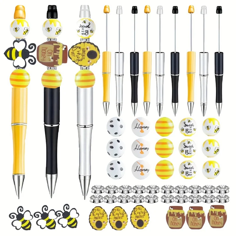 Plastic Beadable Pens For Women Office Craft DIY Bead Pens Bead Crystal Spacer Bead Set
Plastic Beadable Pens For Women Office Craft DIY Bead Pens Bead Crystal Spacer Bead Set