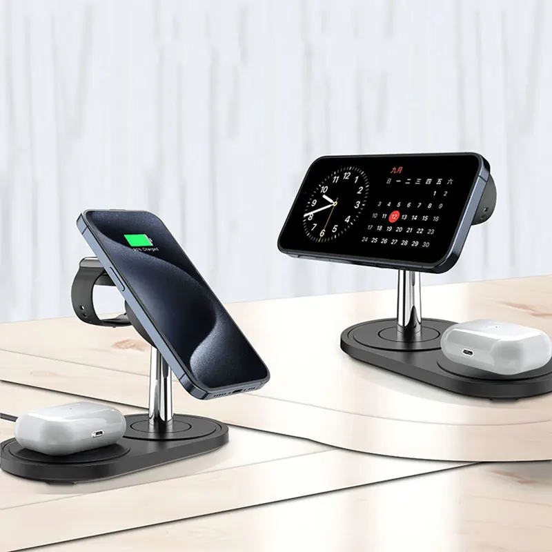 3-in-1 Magnetic Wireless Multi Devices 15W Fast Wireless Charging Phone Holder Chargers
3-in-1 Magnetic Wireless Multi Devices 15W Fast Wireless Charging Phone Holder Chargers
