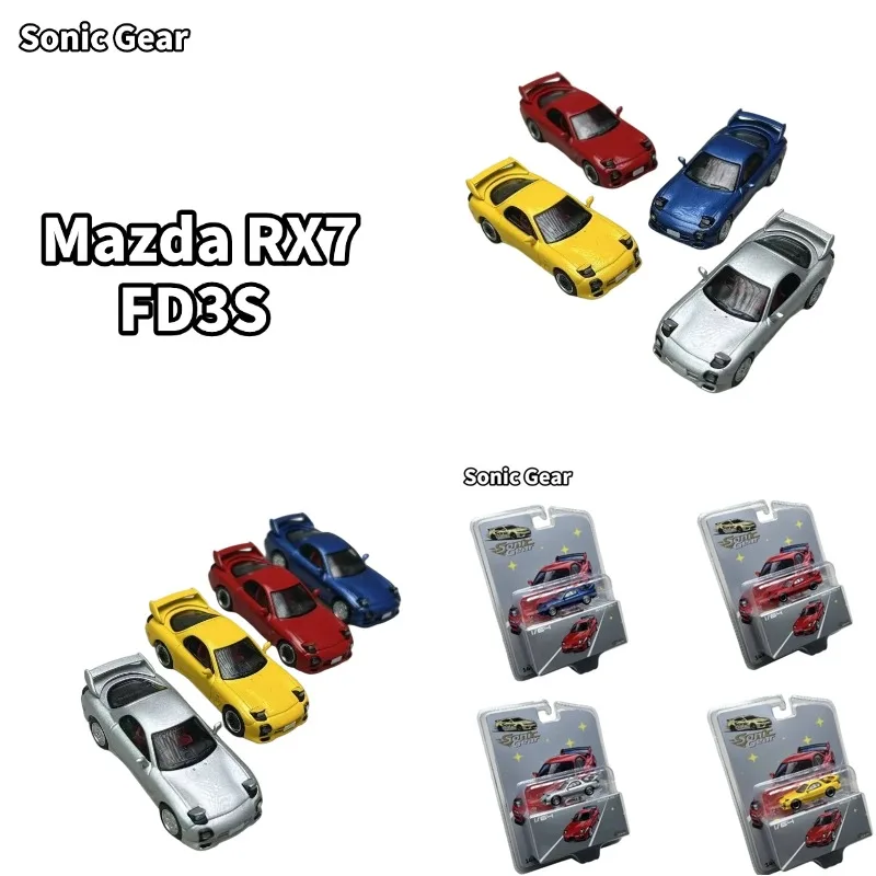 Sonic Gear 1: 64 Mazda RX7 FD3S Cast Alloy Car Model, Boys' Collectible Decoration Toy, Gift for Friends.
Sonic Gear 1: 64 Mazda RX7 FD3S Cast Alloy Car Model, Boys' Collectible Decoration Toy, Gift for Friends.