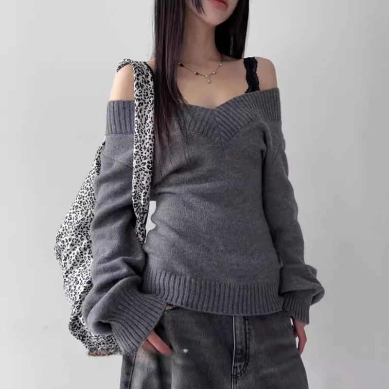 Y2k Эстетический комплект из двух предметов для женщин Harajuku, повседневный свободный пуловер, свитер + сказочный кружевной лоскутный жилет, верхняя одежда, весна 2023 г.
Y2k Эстетический комплект из двух предметов для женщин Harajuku, повседневный свободный пуловер, свитер + сказочный кружевной лоскутный жилет, верхняя одежда, весна 2023 г.