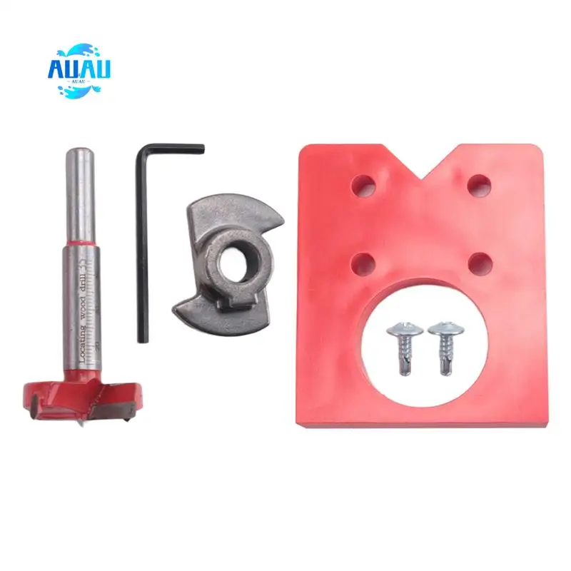 AUAU-35Mm Hinge Jig Drill Guide Sets Door Hinge Drill Hole Cutter Concealed Hinge Jig With Bit Positioner For Furniture Wood
AUAU-35Mm Hinge Jig Drill Guide Sets Door Hinge Drill Hole Cutter Concealed Hinge Jig With Bit Positioner For Furniture Wood