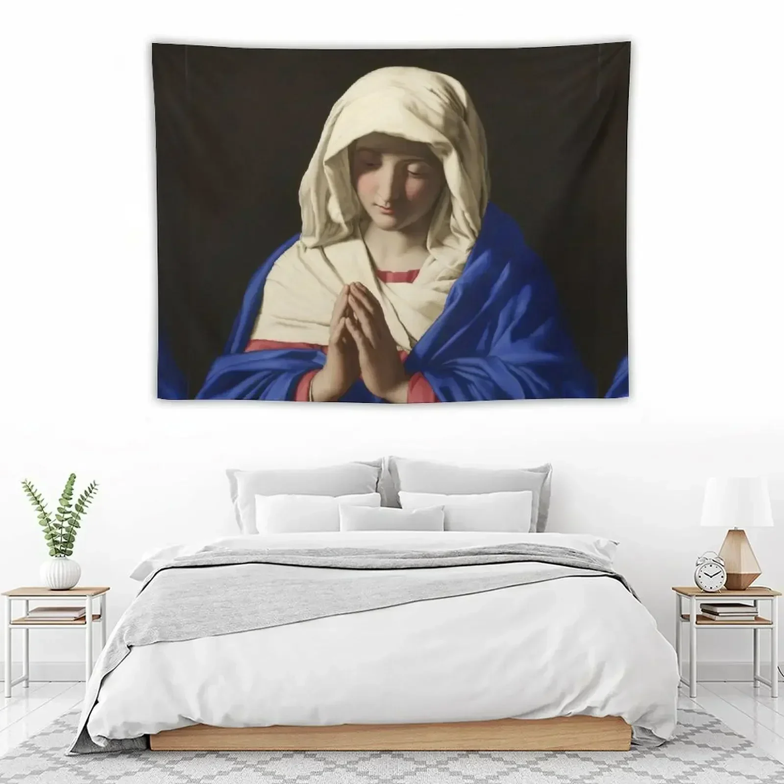 The Virgin in Prayer - Giovanni Battista Salvi da Sassoferrato Tapestry Korean Room Decor Home Decorations Decor Home Tapestry
The Virgin in Prayer - Giovanni Battista Salvi da Sassoferrato Tapestry Korean Room Decor Home Decorations Decor Home Tapestry